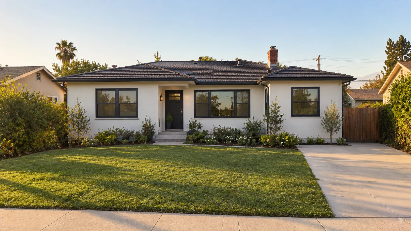 Finished home after renovation