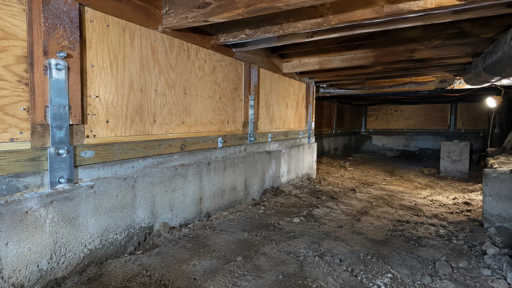 Seismic retrofit work